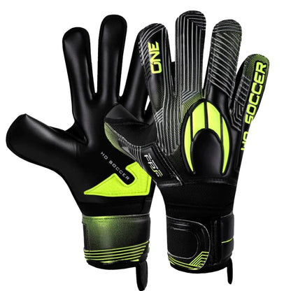 Guantes de arquero Ho Soccer One Flat Protek Blade Black - Negro