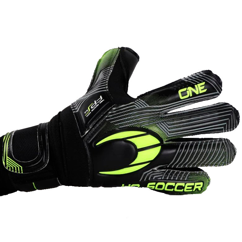 Guantes de arquero Ho Soccer One Flat Protek Blade Black - Negro