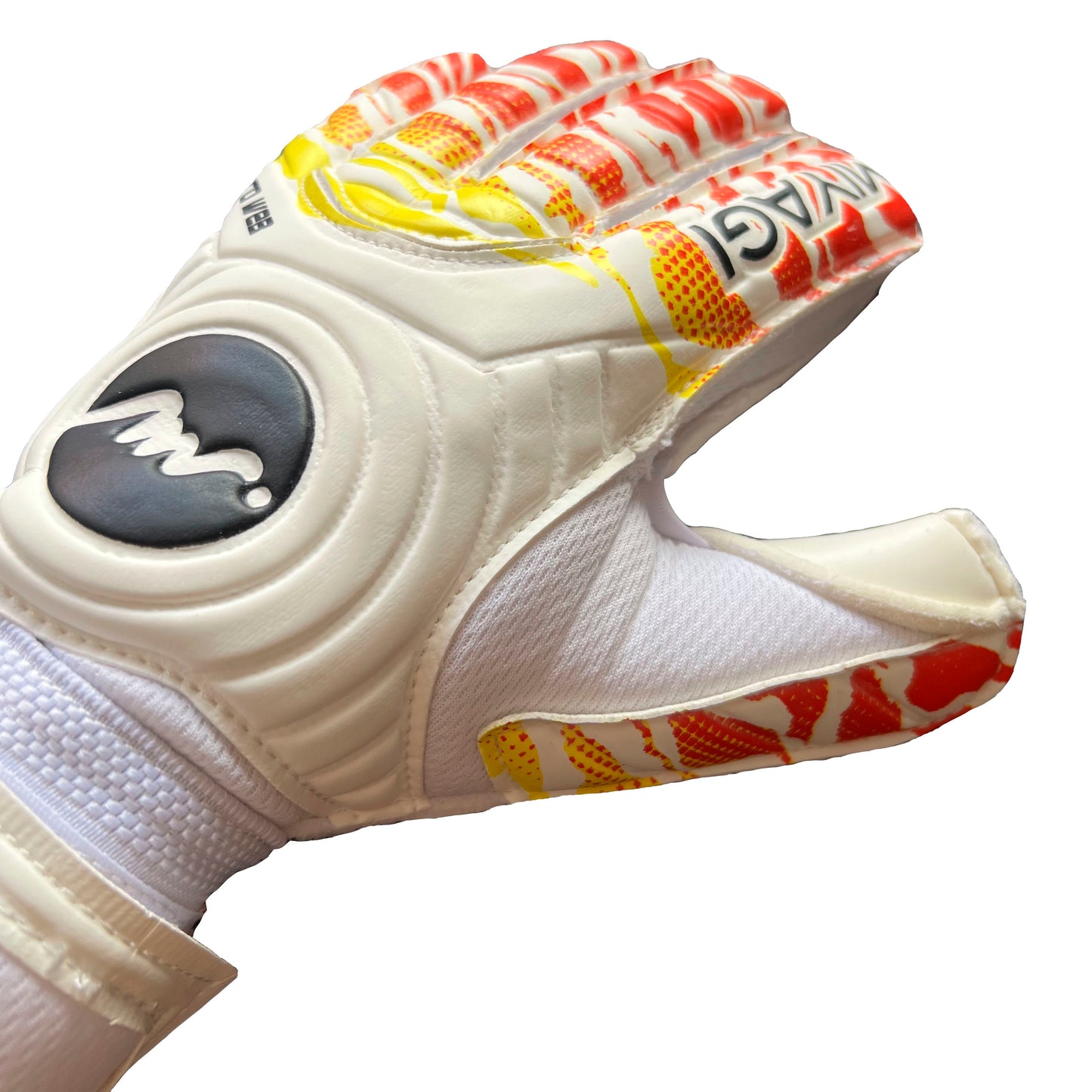 Guantes de arquero Miyagi Semipro P-Web - Blanco