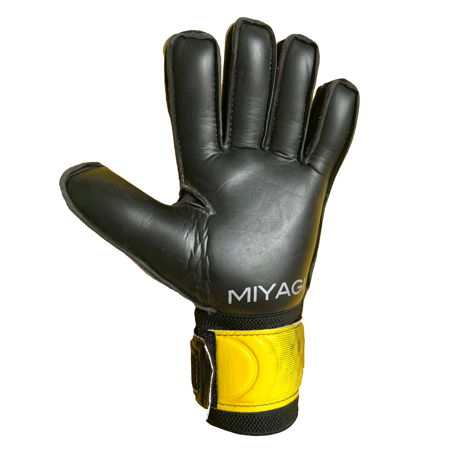 Guantes de arquero Miyagi Semipro P-Web - Negro/Amarillo