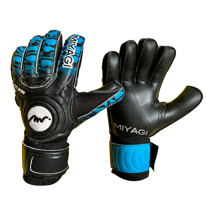 Guantes de arquero Miyagi Semipro P-Web - Negro/Azul