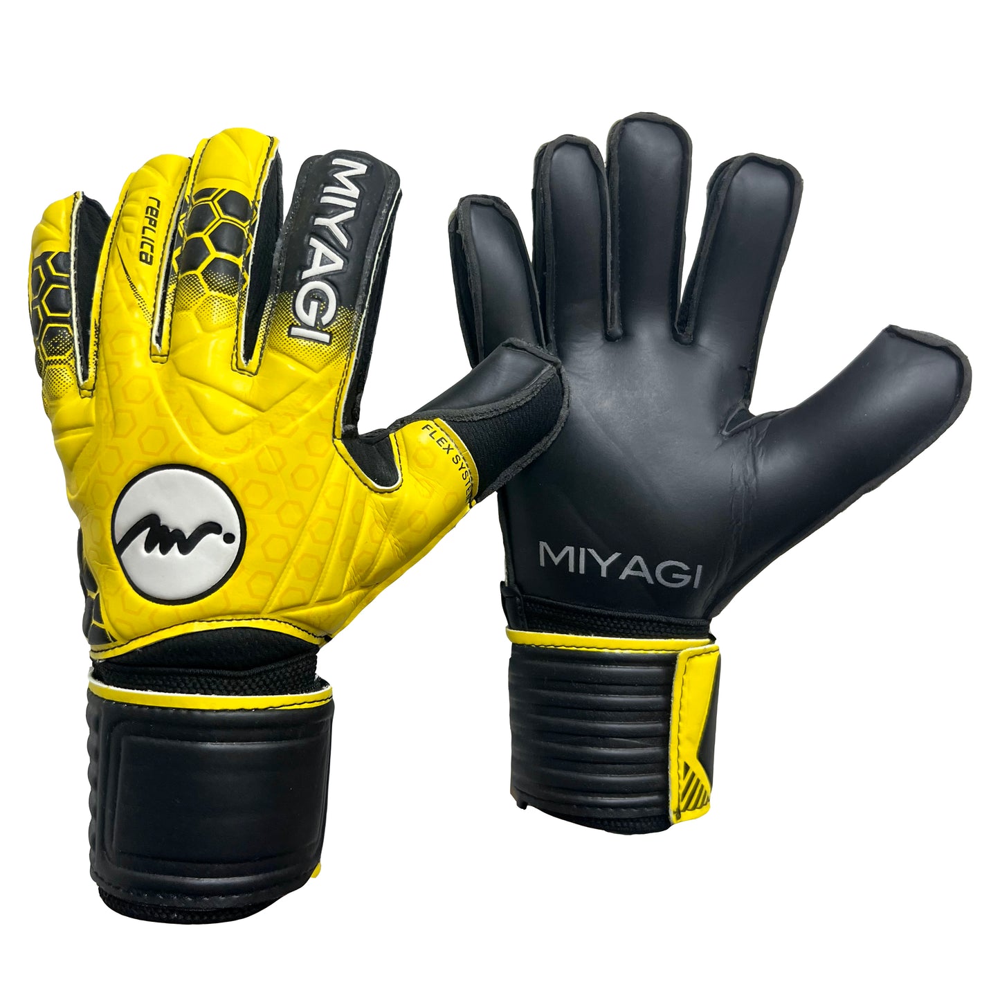 Guantes de arquero Miyagi Semipro Réplica - Amarillo