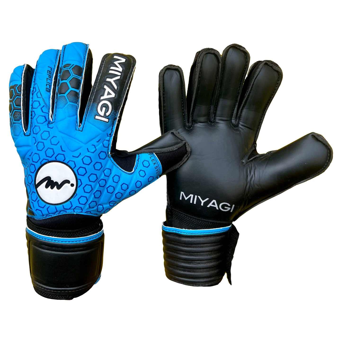 Guantes de arquero Miyagi Semipro Réplica - Azul