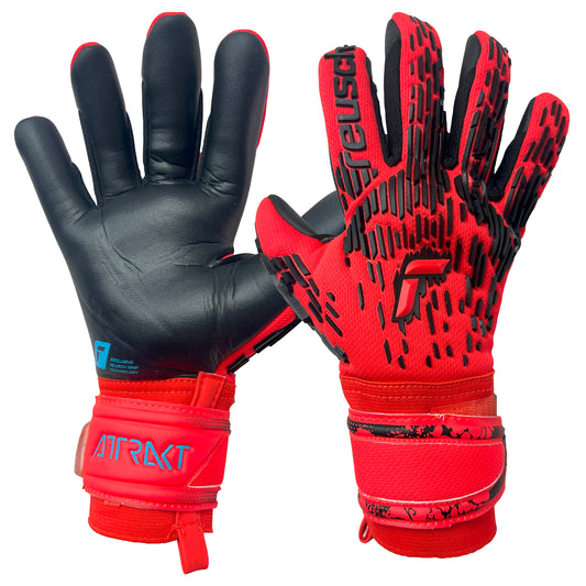 Guantes de arquero Reusch Attrakt Freegel Silver - Rojo