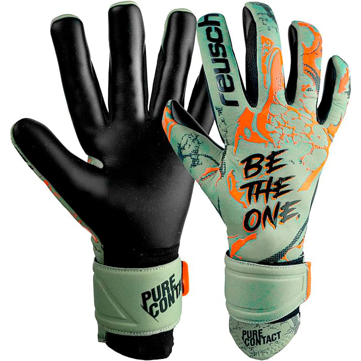 Guantes de arquero Reusch Pure Contact Pro - Verde/Naranja