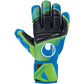 Guantes de arquero Uhlsport Aquasoft HN - Azul/Verde