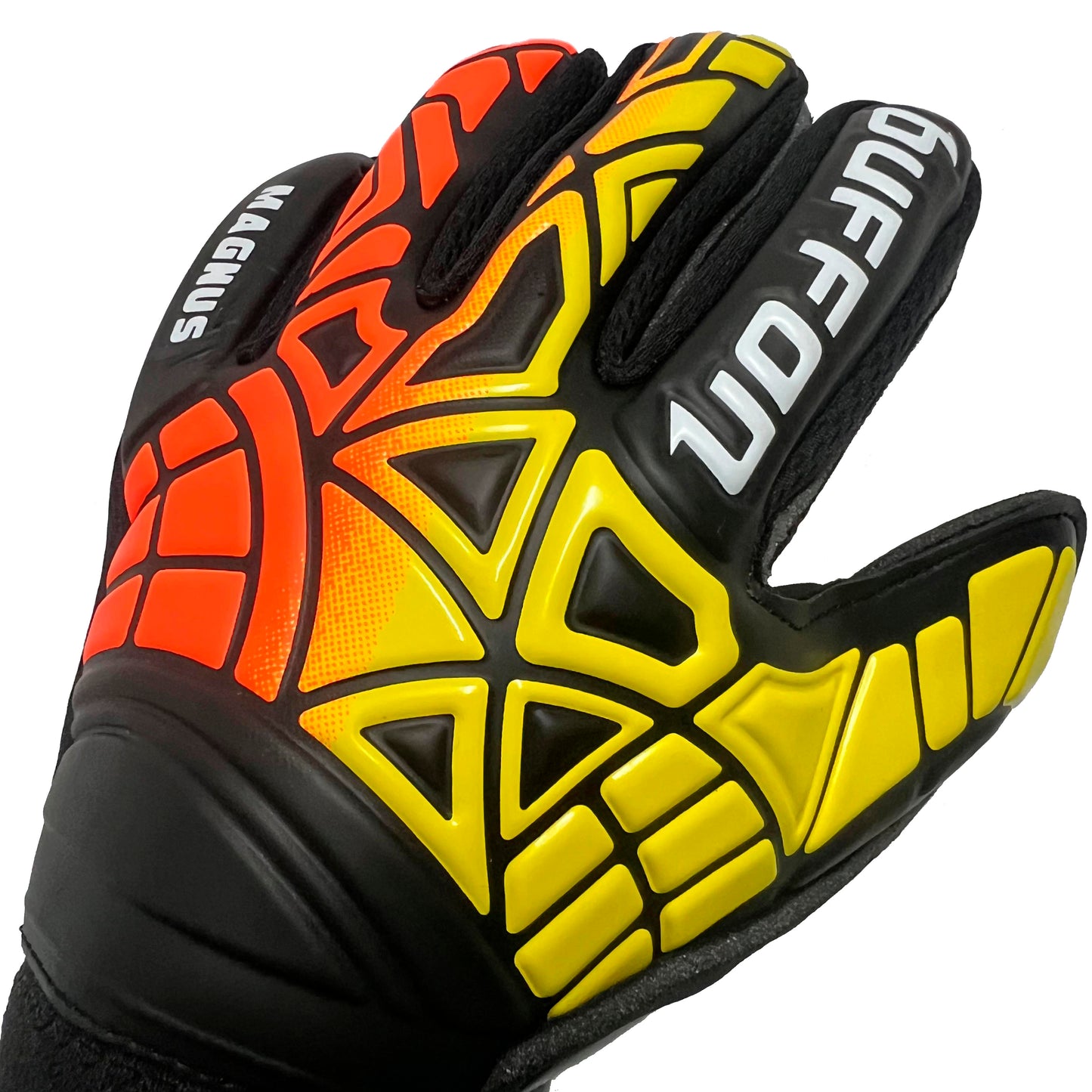 Guantes de arquero Buffon Magnus Negro Rojo Amarillo