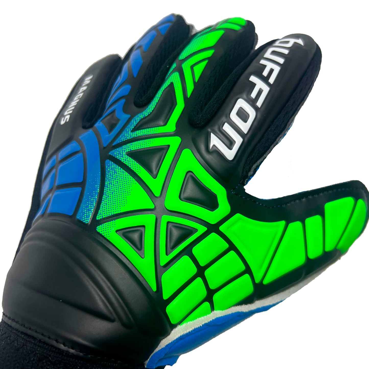 Guantes de arquero Buffon Magnus Negro Azul Verde