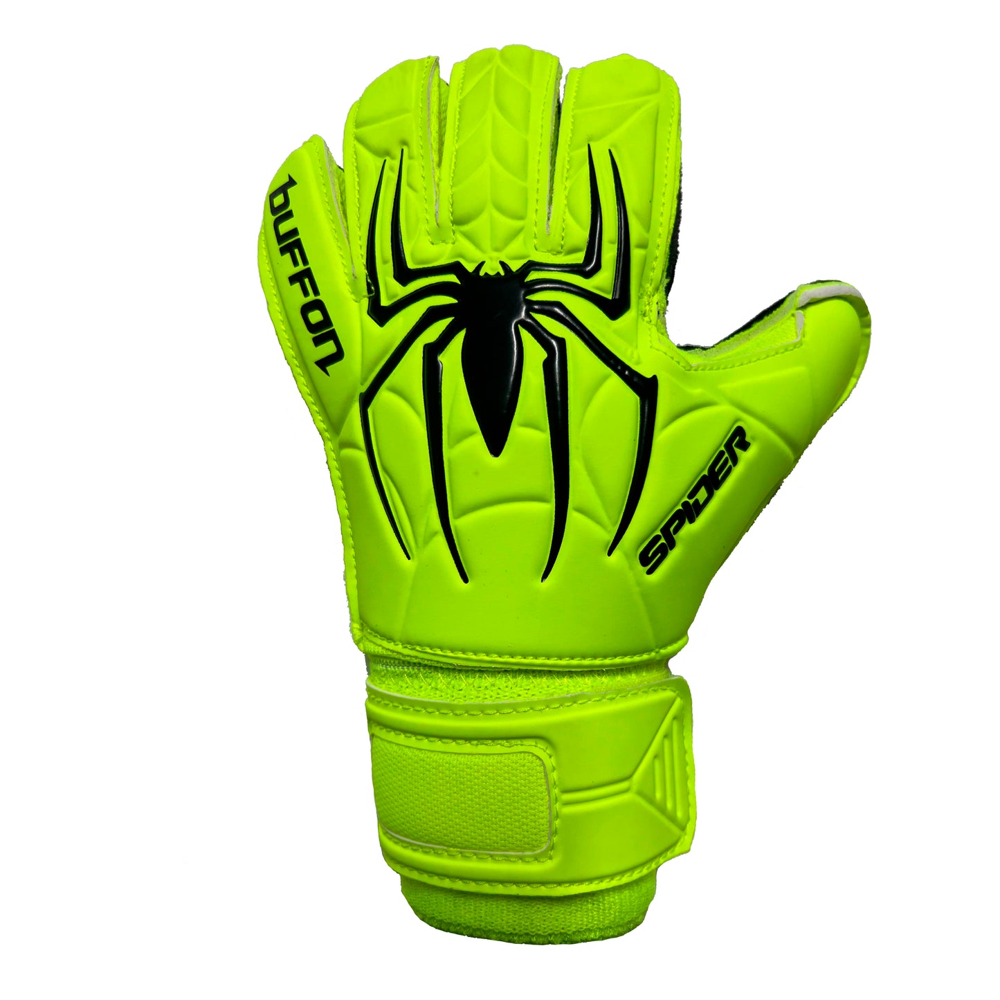 Guantes de arquero Buffon Spider Amarillo Fosforescente