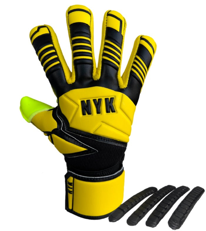 Guantes de arquero NYK Semipro  Warrior RC12 - Amarillo