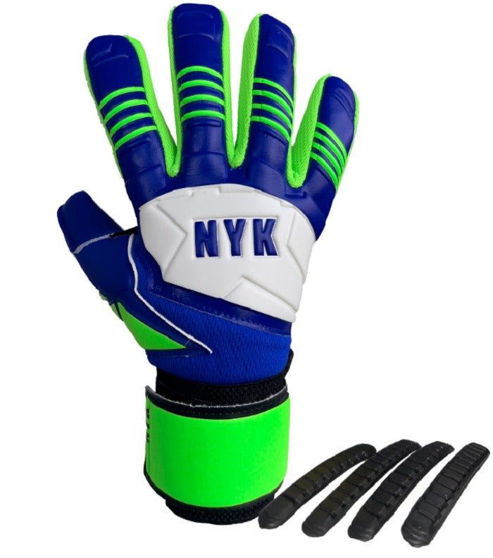 Guantes de arquero NYK Semipro  Warrior RC12 - Azul/Verde