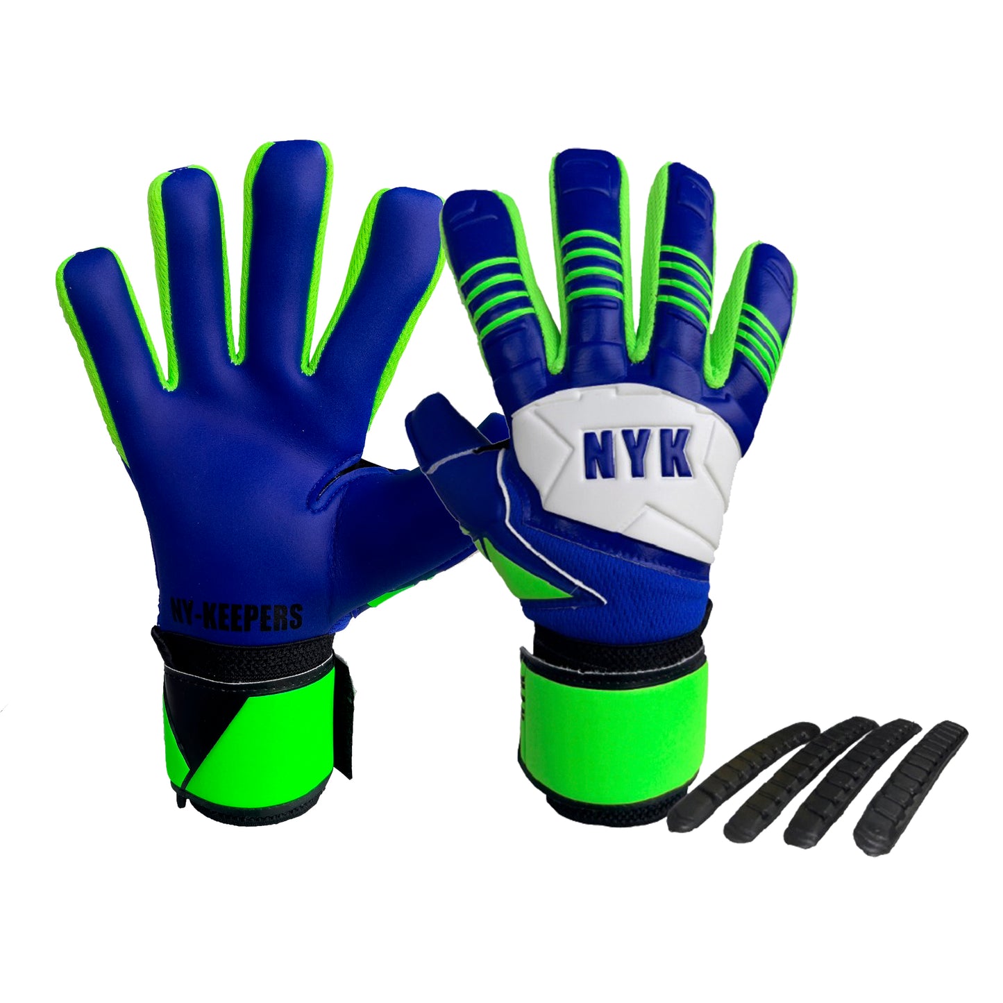 Guantes de arquero NYK Semipro  Warrior RC12 - Azul/Verde