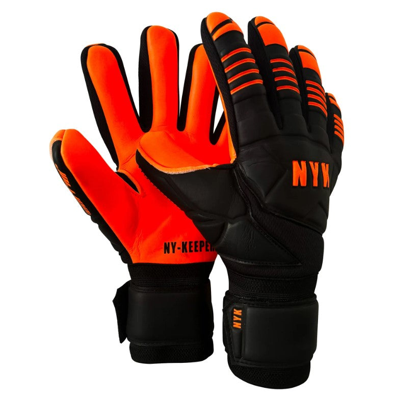 Guantes de arquero NYK Warrior Dark - Negro/Naranja