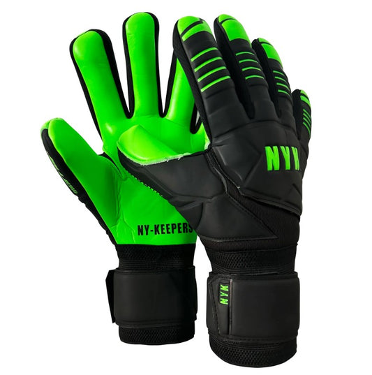 Guantes de arquero NYK Warrior Dark - Negro/Verde