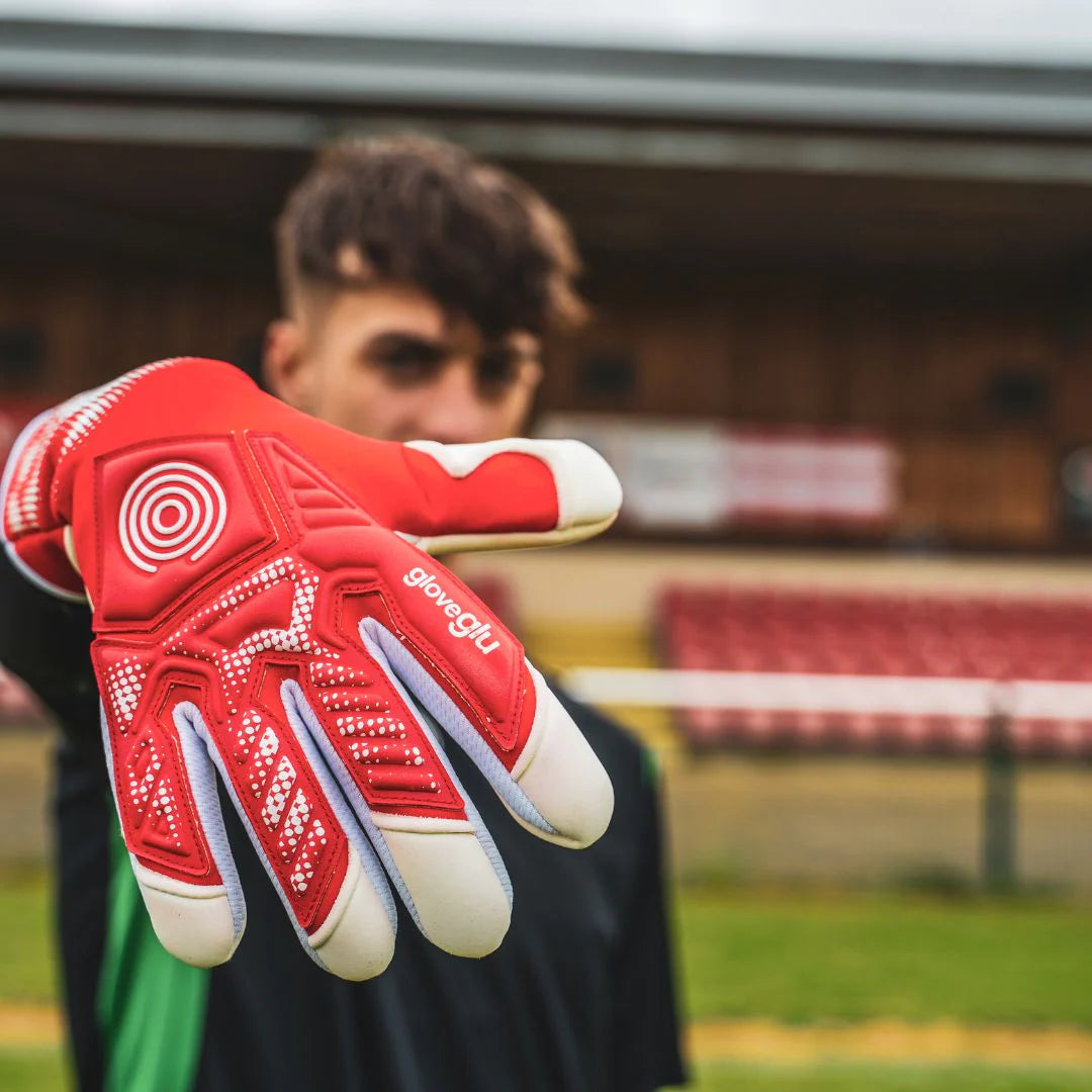 Guantes de arquero GloveGlu t:RANCE - Rojo