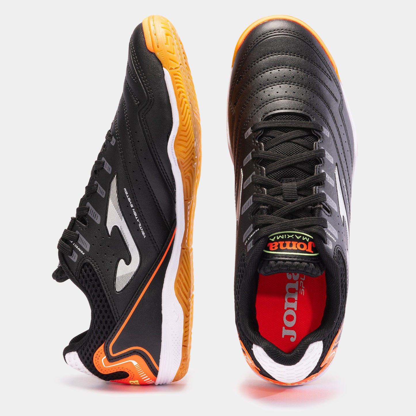 Tenis Futbol Sala Joma Máxima Negro/Naranja