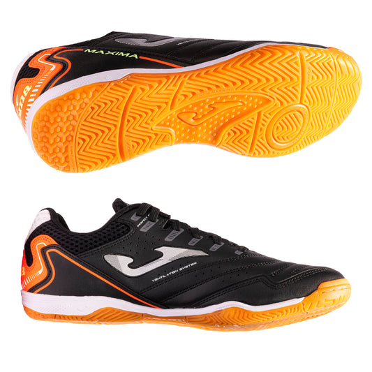 Tenis Futbol Sala Joma Máxima Negro/Naranja