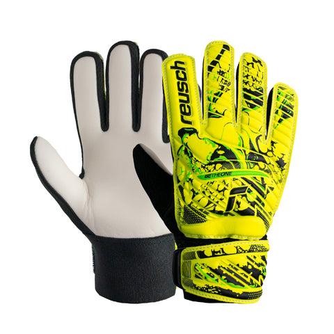 Guantes de arquero Reusch Attrakt Solid Safety Yellow - Amarillo