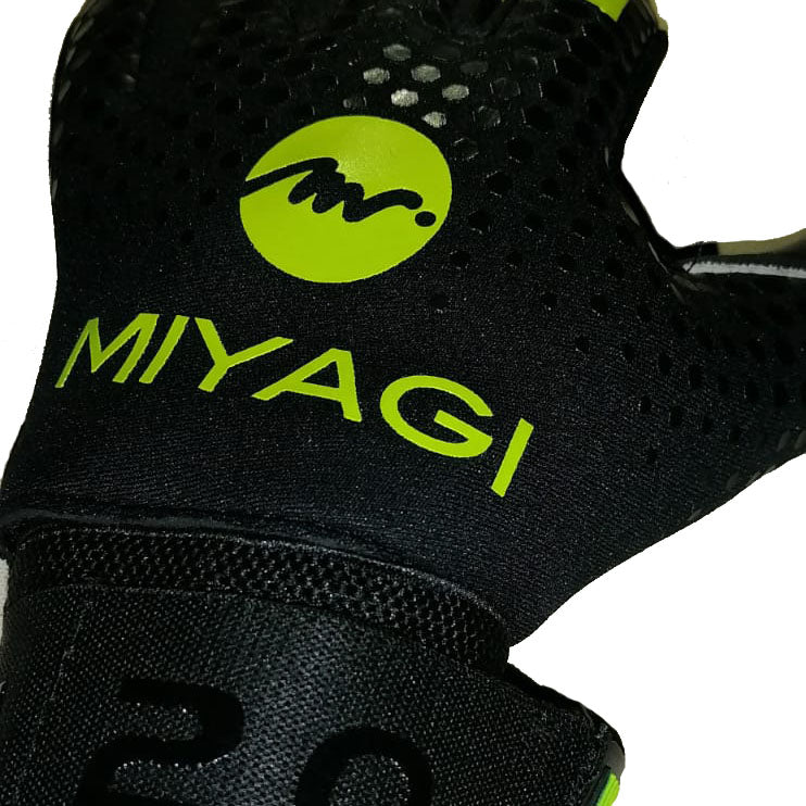 Guantes de arquero Miyagi Royal 2.0 - Negro/Verde