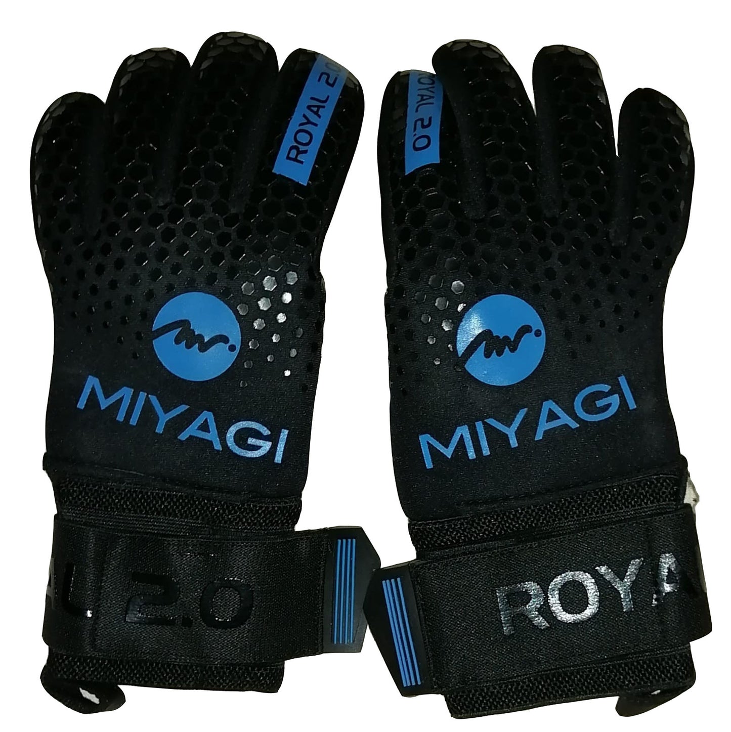 Guantes de arquero Miyagi Royal 2.0 - Negro/Azul