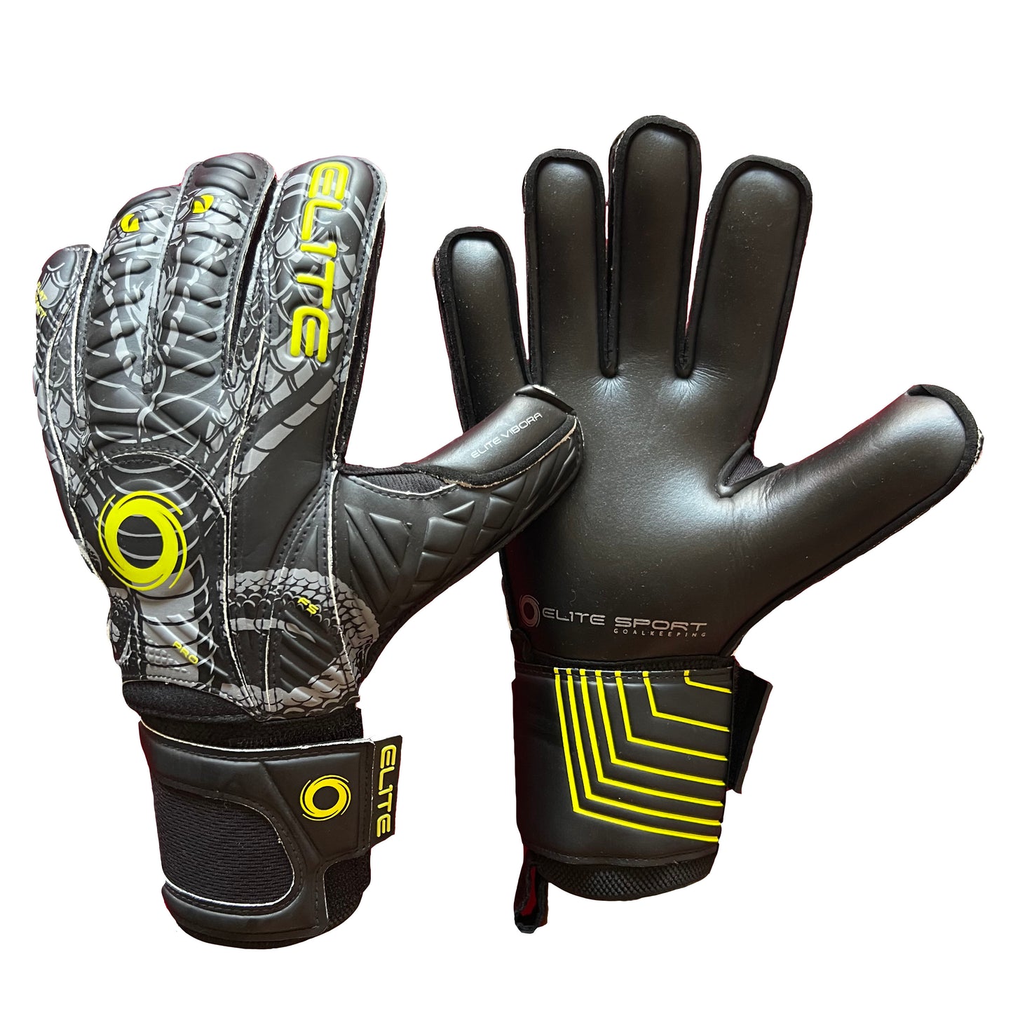 Guantes de arquero Elite Vibora - Negro